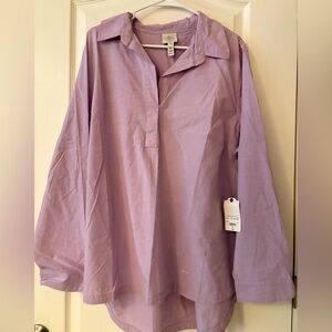 St. John's Bay Lavender Women's Top